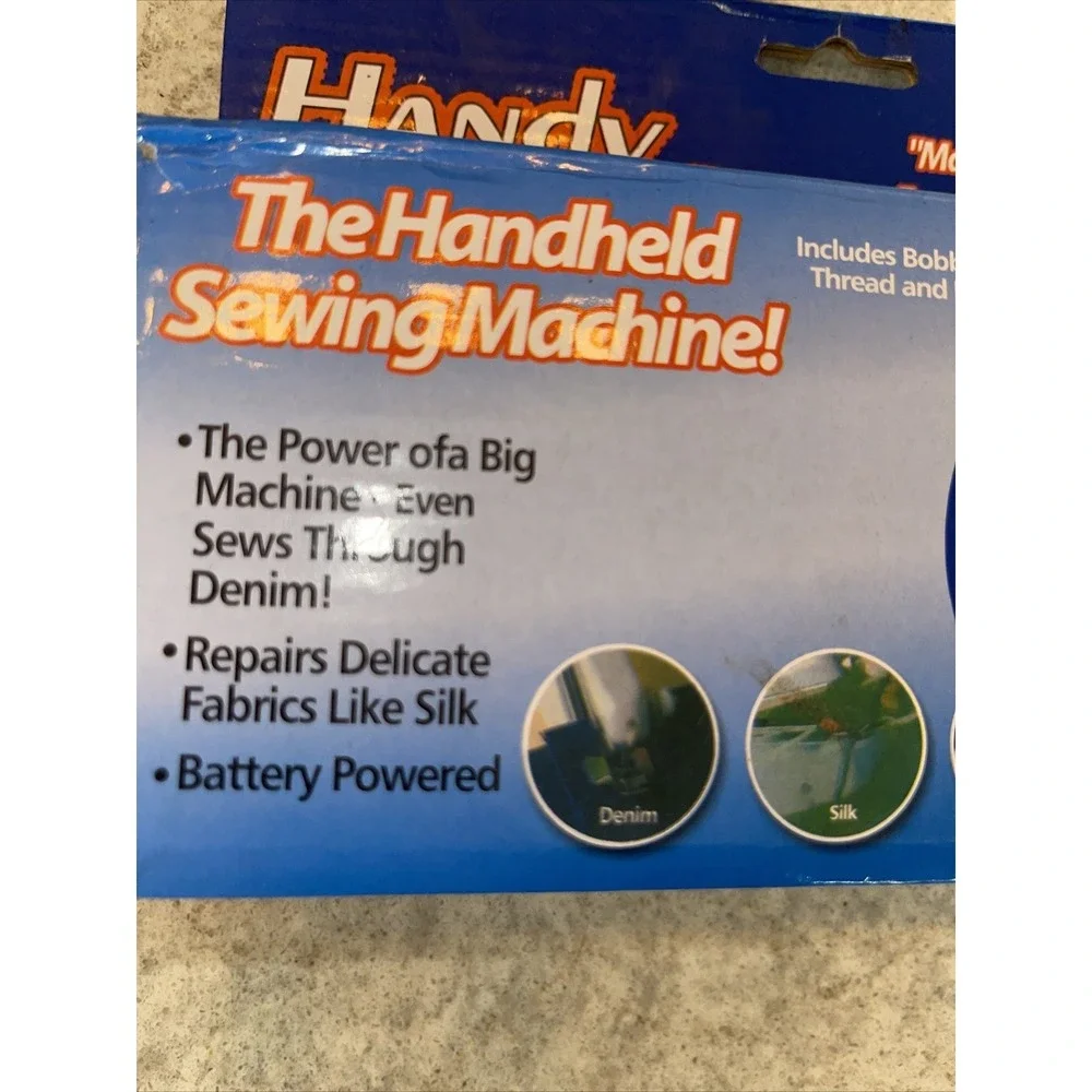 Portable Handy Stitch Battery Power Handheld Sewing Machine Seamstress